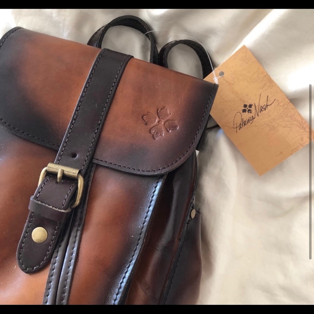 Aberdeen Stained Veg Tan backpack by PatriciaNash - Picture 3 of 8